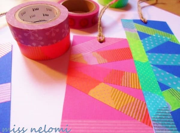 Washi Tape Lesezeichen