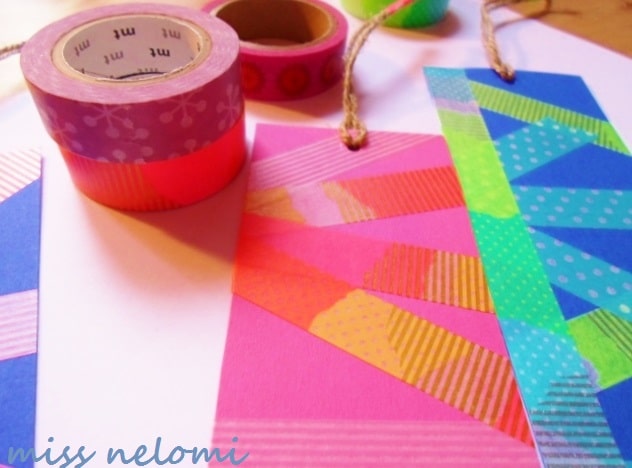 Washi Tape Lesezeichen