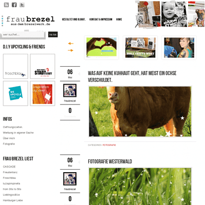 frau brezel aus dem brezelwerk. D.I.Y & UPCYCLING