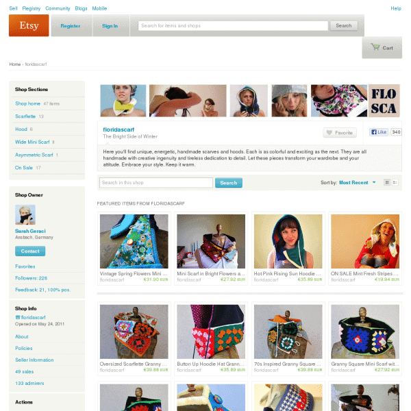 Shop Florida Scarf