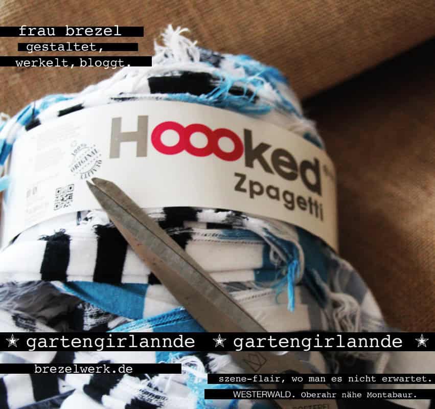 ✭ GARTENGIRLANDE MIT HOOOKED ZPAGETTI ✭
