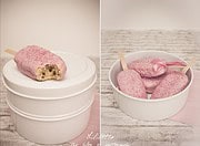 Girls Only!^^ Pinkes Mädchen-Kucheneis am Stiel