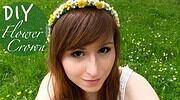 DIY Blumen-Haarkranz aus echten Blumen flechten