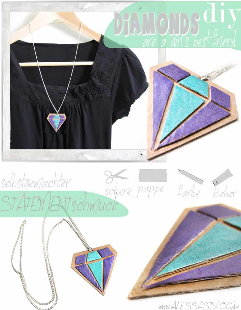 {DIY} Statementkette ‚diamond‘