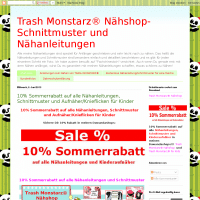 Trash Monstarz® Nähshop-Schnittmuster und Nähanleitungen 