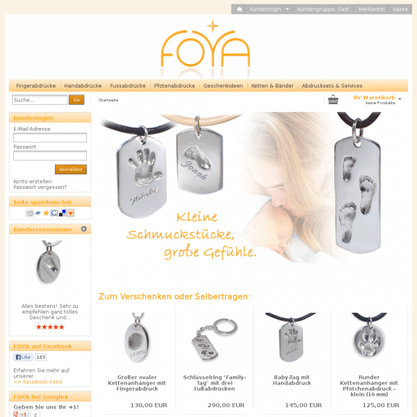 FOYA – Kleine Schmuckstücke, große Gefühle.