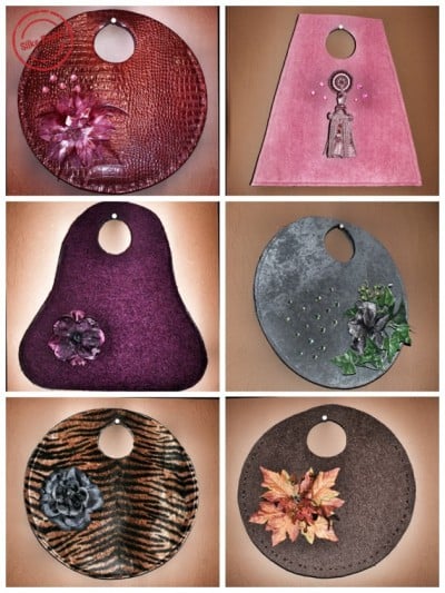 Außergewöhnliche Handtaschen aus Teppichfliesen