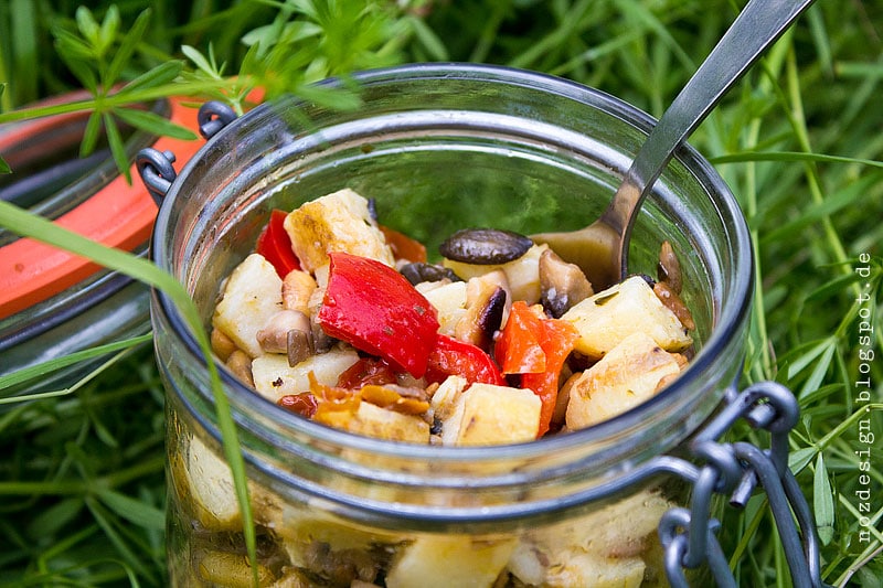 Kartoffelsalat der etwas anderen Art