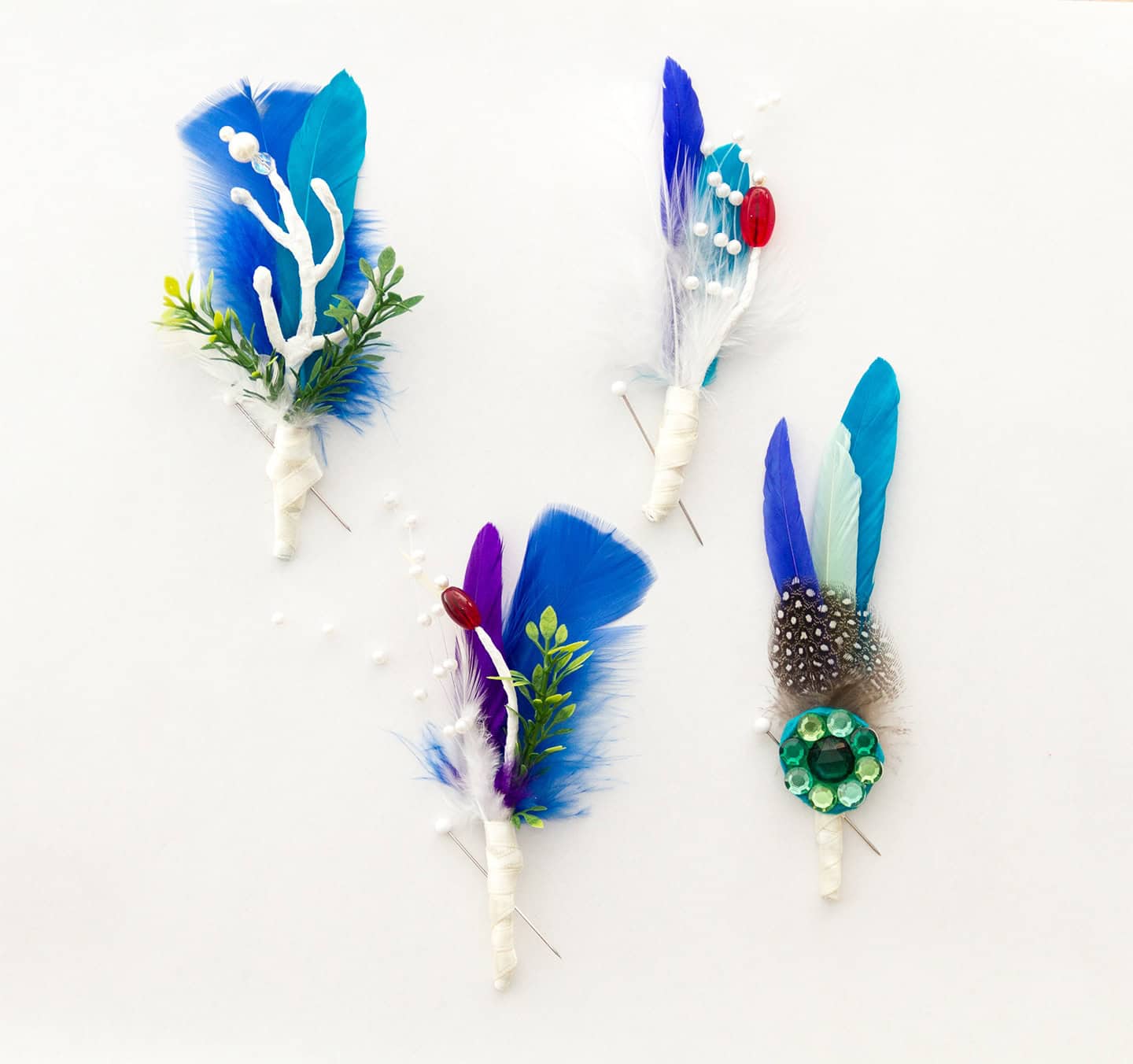 Boutonniere für die Hochzeit