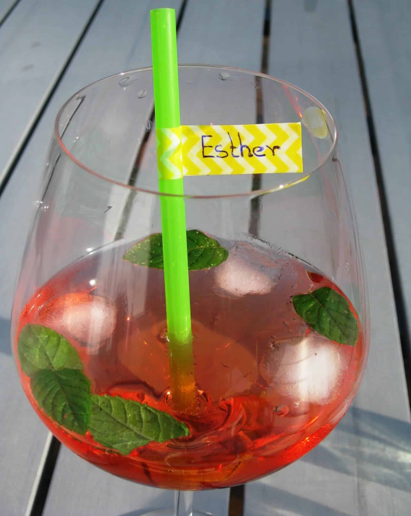 Sommerdeko mit Masking Tape