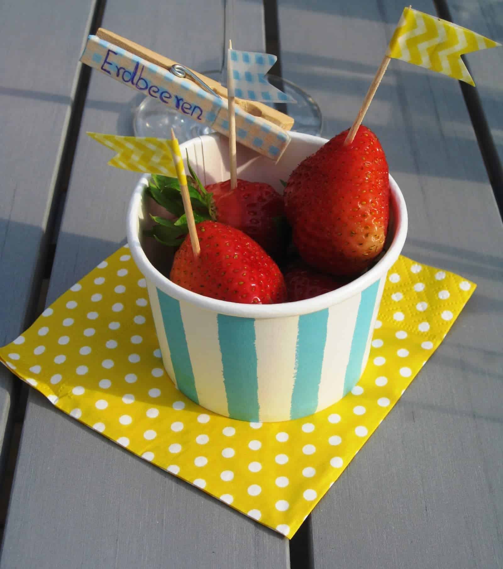 Sommerdeko mit Masking Tape