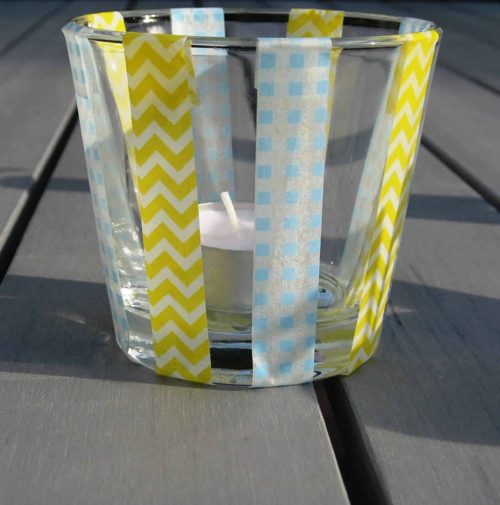 Sommerdeko mit Masking Tape