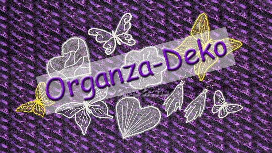Organza Deko mit normaler Nähmaschine