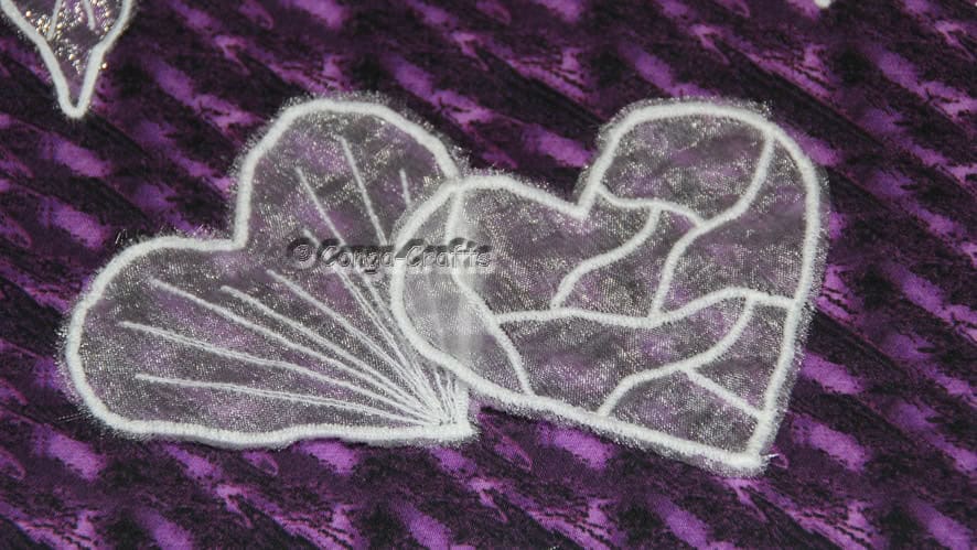 Organza Deko mit normaler Nähmaschine