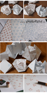 Origami-Falttechnik mit Foto-Anleitung