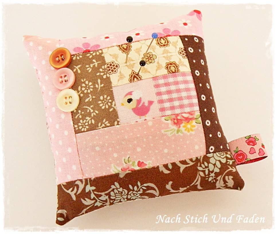 Zakka Patchwork Nadelkissen