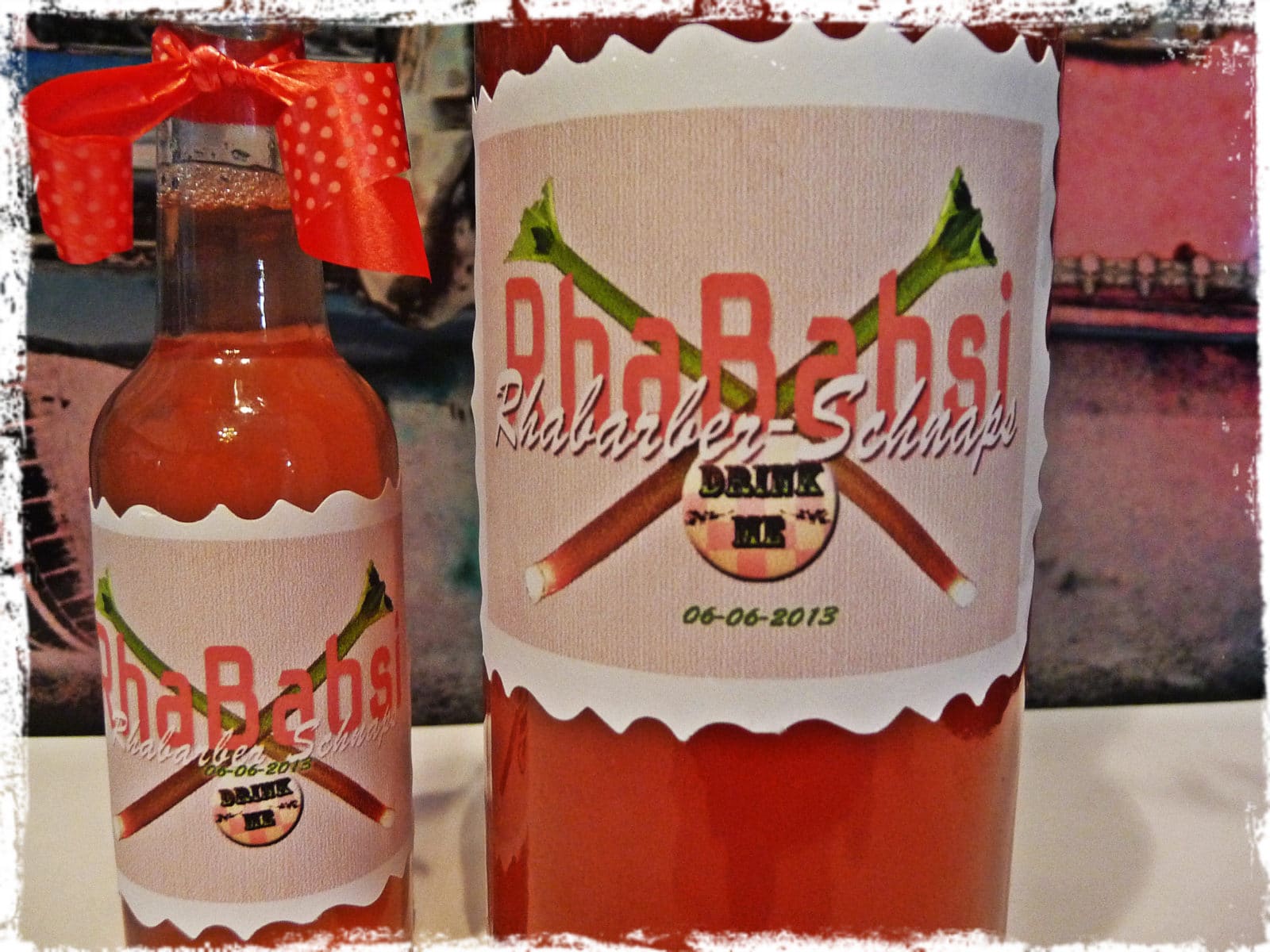 Rhababsi – der Rhabarber Schnaps