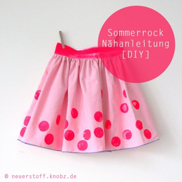 Sommerrock Polkadots ::: Nähanleitung [DIY]