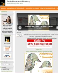 Schnittmuster für Kinder, Babys, Damen und Taschen -Trash Monstarz® Nähshop