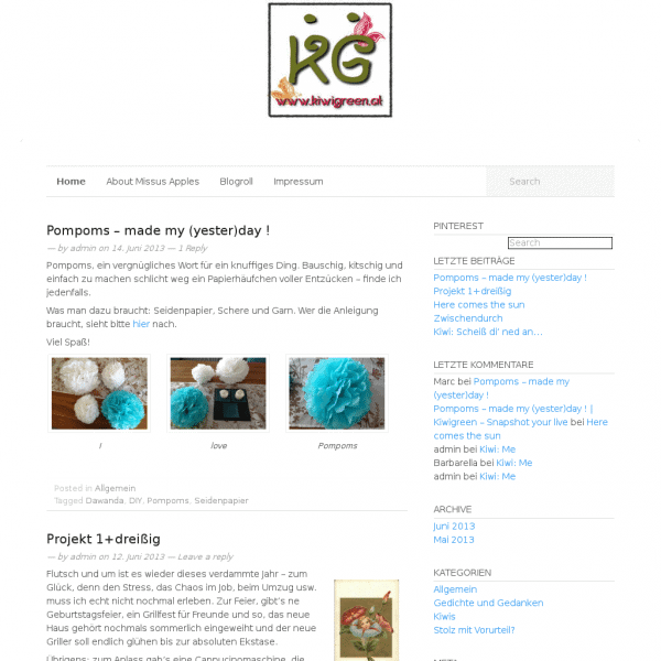 kiwigreen – snapshot your life