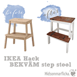 IKEA Hack: BEKVÄM Tritthocker