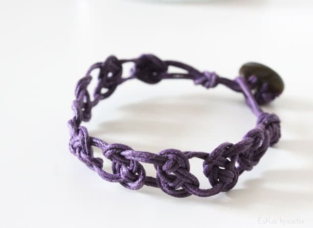 Schnelles Armband mit „Pretzel Knots“