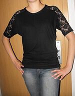 Easy Peasy Shirt mit Spitze!