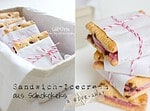 Sandwich-Icecream mit Schokokeks