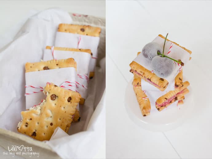 Sandwich-Icecream mit Schokokeks