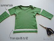 Upcycling: Kindershirt – lebensverlängernde Maßnahmen