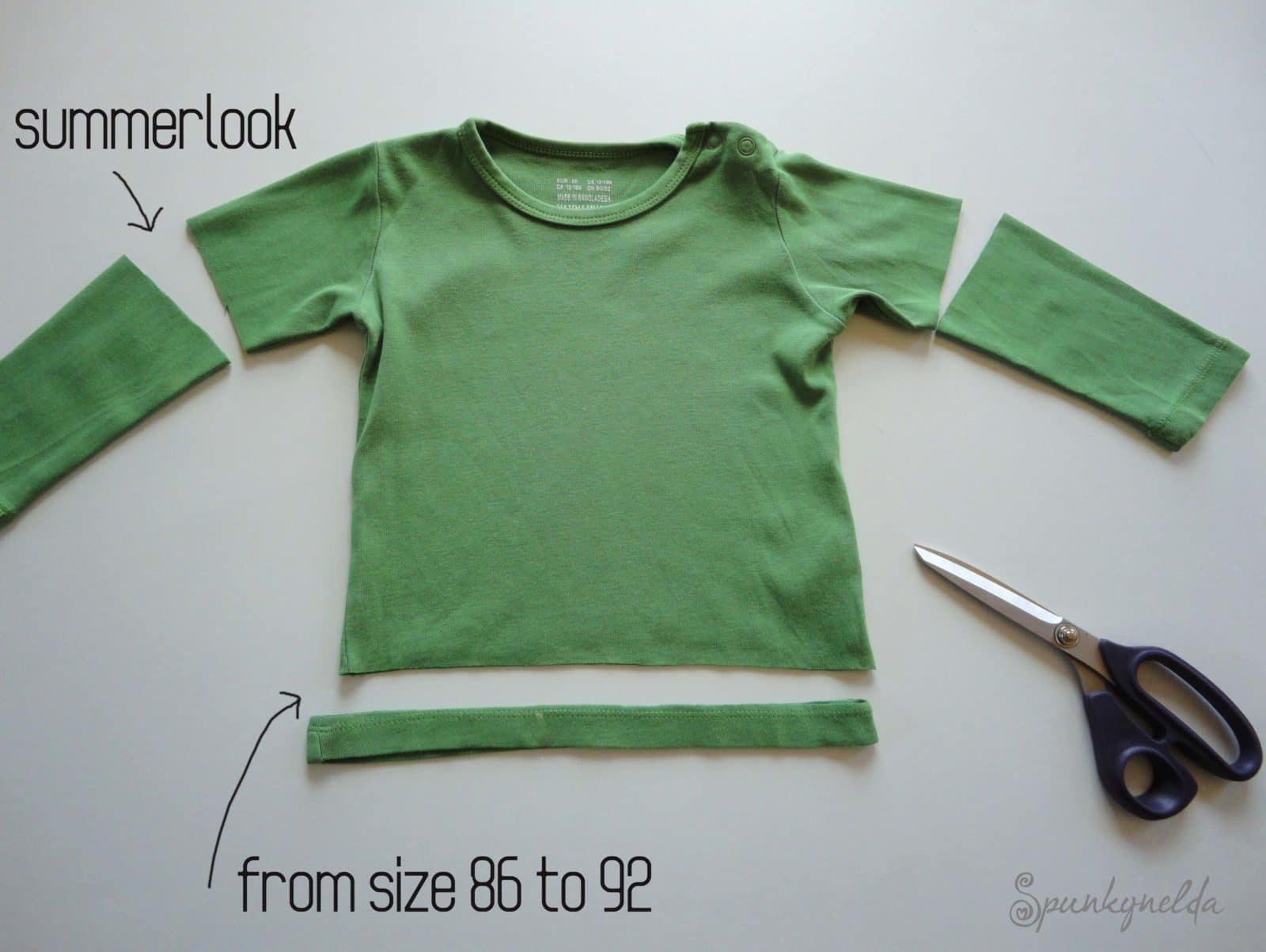 Upcycling: Kindershirt – lebensverlängernde Maßnahmen