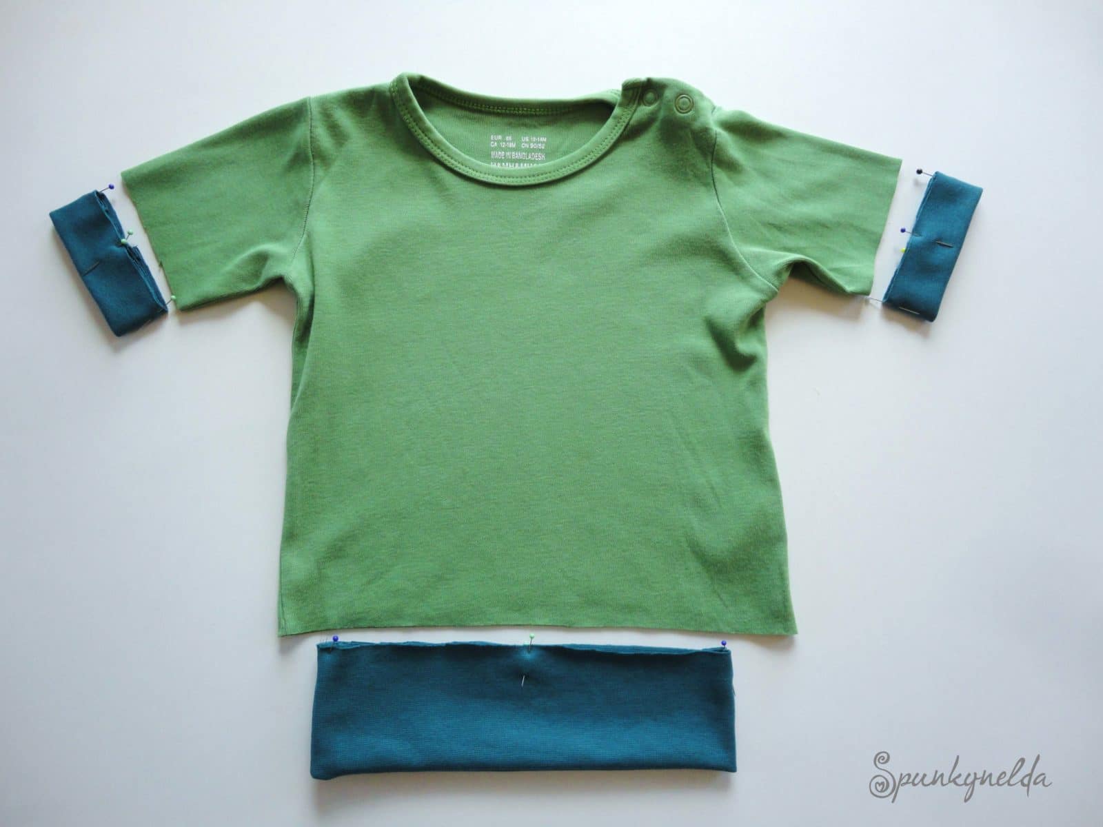 Upcycling: Kindershirt – lebensverlängernde Maßnahmen