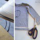 Upcycling: Kindershirt - lebensverlängernde Maßnahmen