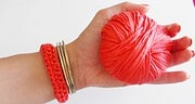 DIY Armband aus Resten häkeln