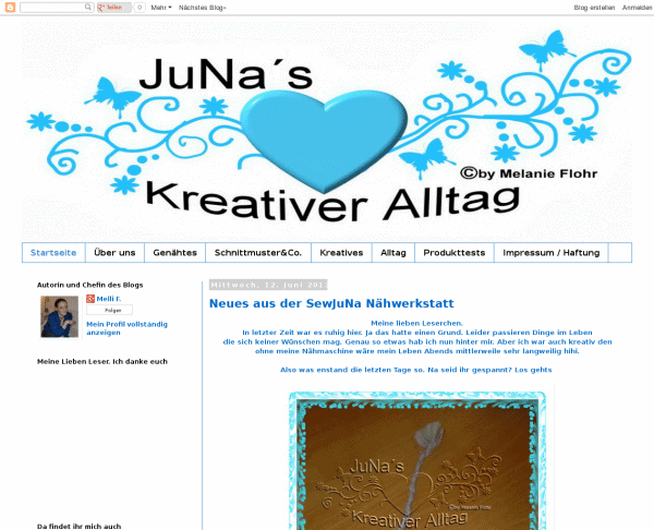 JuNa´s Kreativer Alltag