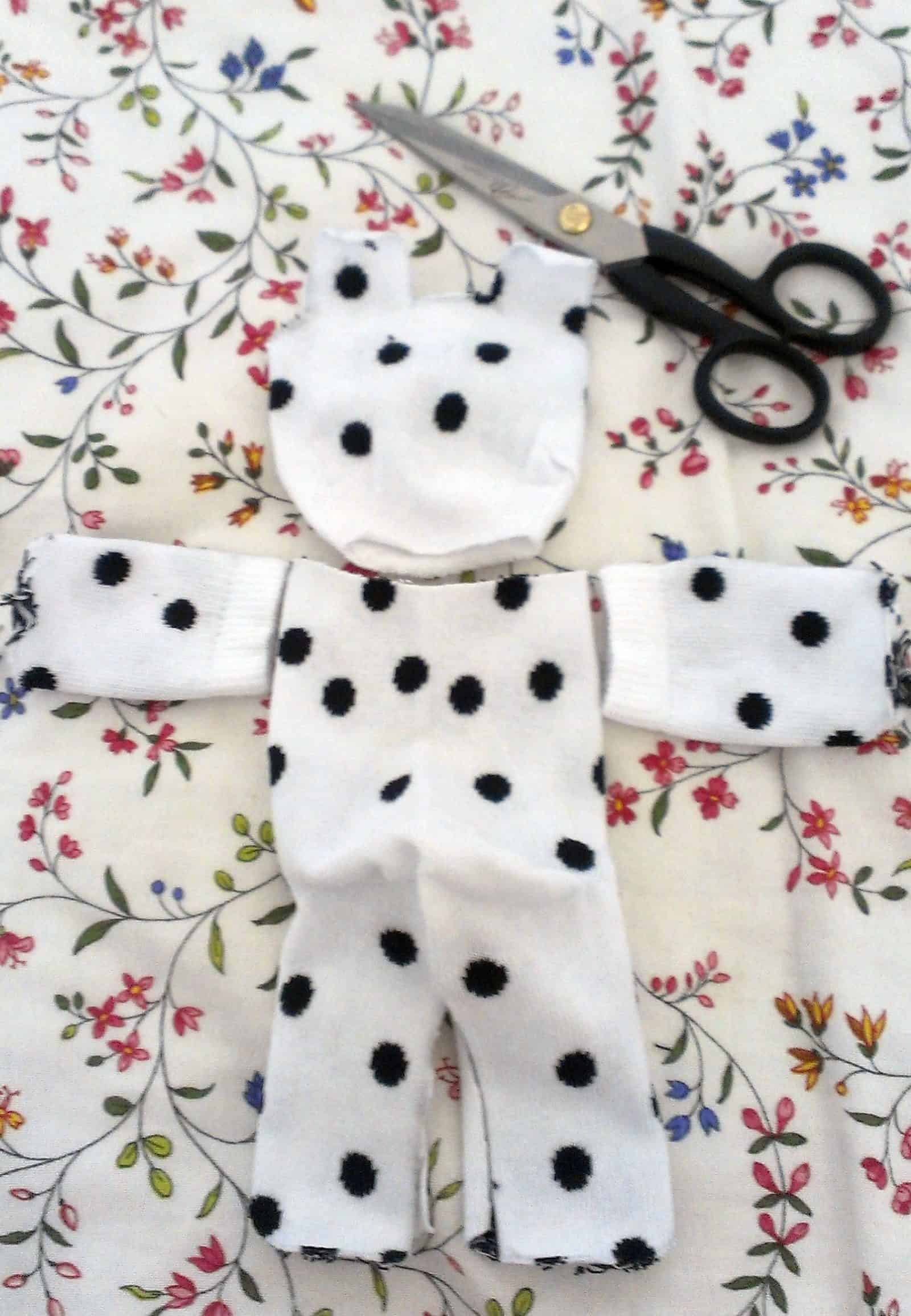Anleitung für Sockentiere: Bär und Katze