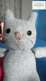 Anleitung für Sockentiere: Bär und Katze