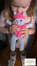 Anleitung für Sockentiere: Bär und Katze