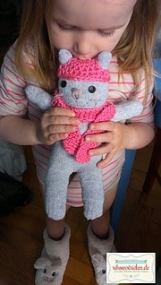 Anleitung für Sockentiere: Bär und Katze