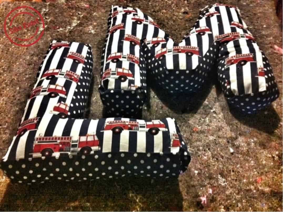 Buchstabenkissen für kleine Jungs