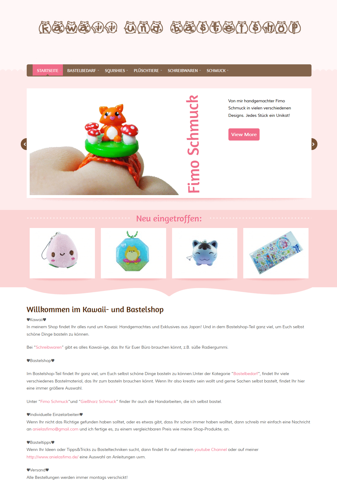 Kawaii- und Bastelshop