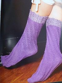 Spiralsocken stricken