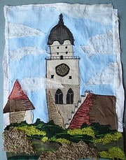 Die Kirche im Dorf.