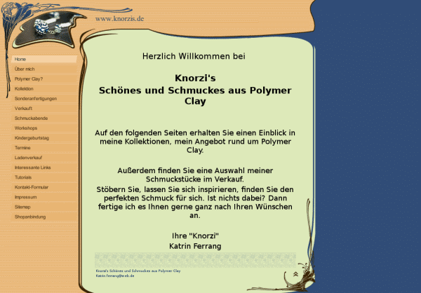 Knorzi’s Schmuckunikate und Accessoires aus Polymer Clay