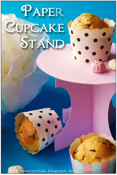 Free printable Cupcake Stand | oder: Verrückte Papierbastelei