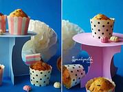 Free printable Cupcake Stand | oder: Verrückte Papierbastelei