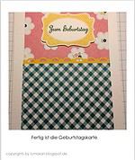 Die Geburtstagskarte - Dekoratives Etikett