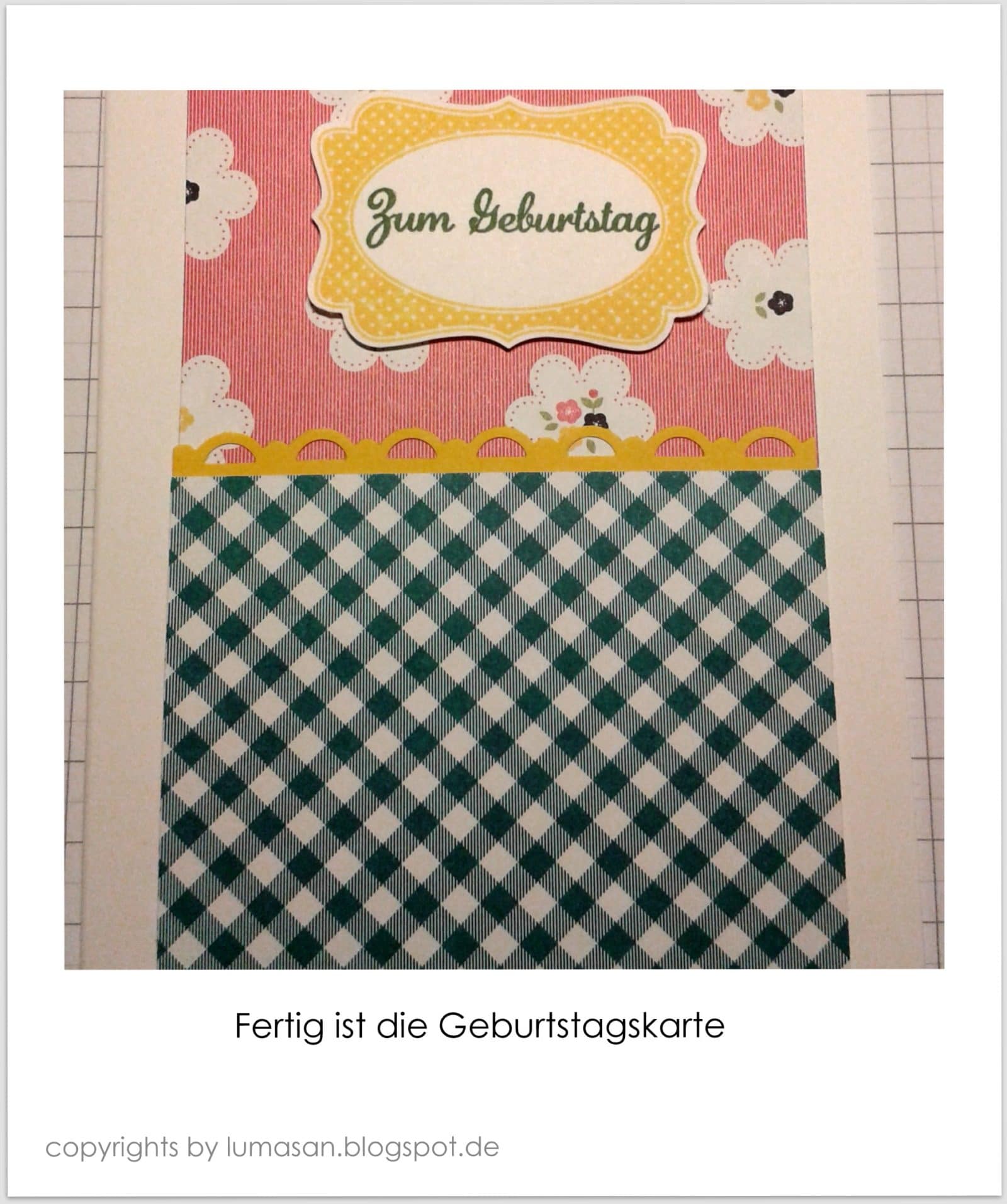 Die Geburtstagskarte – Dekoratives Etikett