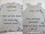 Tragebeutel aus alte T-Shirt