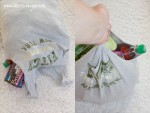 Tragebeutel aus alte T-Shirt